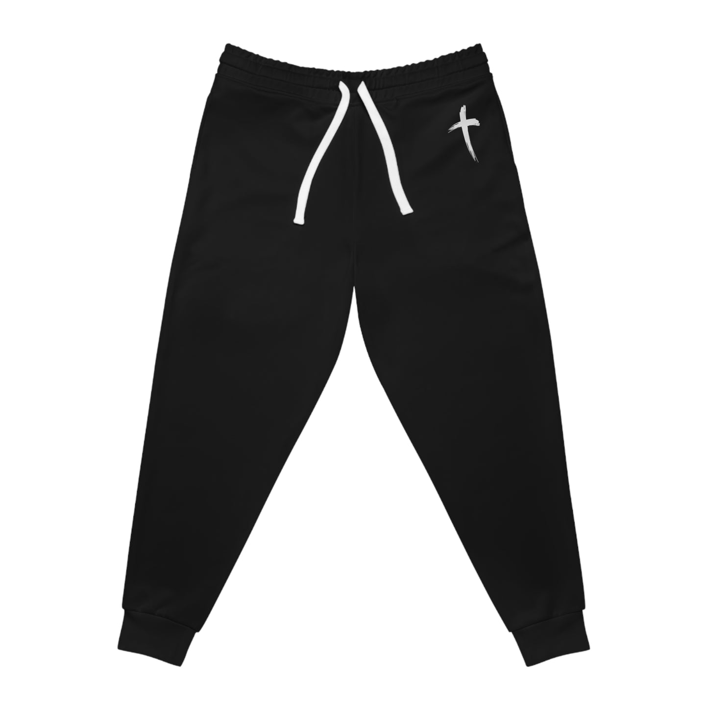 Graphic Cross Black Athletic Joggers